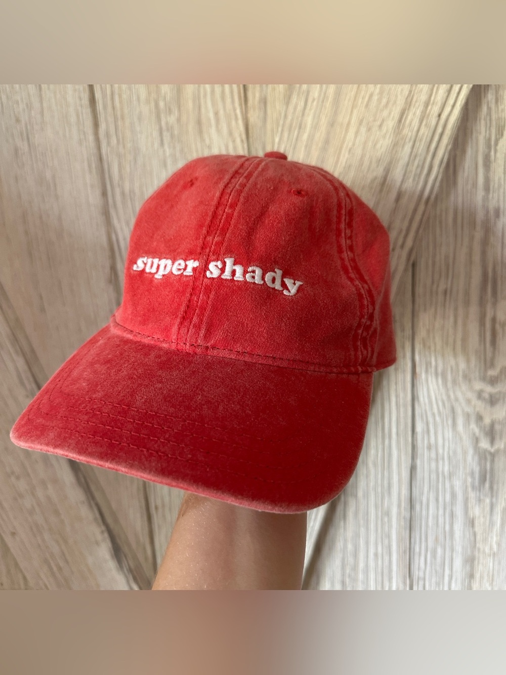 aerie Super Shady Cherry Red Ballcap